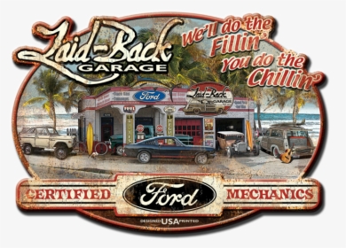 Ford Metal Sign, HD Png Download, Transparent PNG