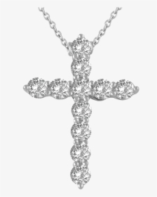 1 Crt Diamond Cross Necklace, HD Png Download, Transparent PNG