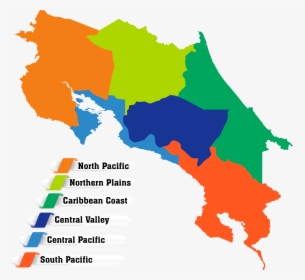 Prueba-zonas - Costa Rica Capital Map, HD Png Download, Transparent PNG