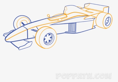 Formel 1 Car Drawings, HD Png Download, Transparent PNG