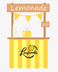 Packages Stand - Cartoon Lemonade Stand, HD Png Download, Transparent PNG