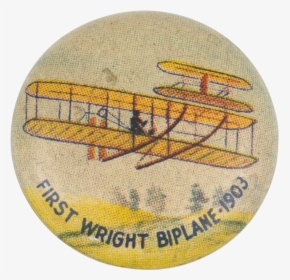 First Wright Biplane 1903 Art Button Museum - Seaplane, HD Png Download, Transparent PNG