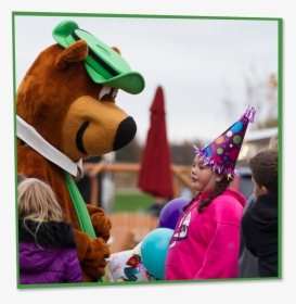 Yogi With Birthday Party - Mascot, HD Png Download, Transparent PNG