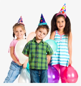 Kids With Birthday Caps, HD Png Download, Transparent PNG