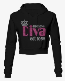 Black And Gold Cropped Hoodie, HD Png Download, Transparent PNG