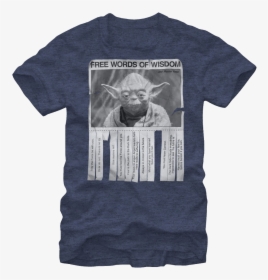 Yoda Words Of Wisdom T-shirt - Free Words Of Wisdom Yoda T Shirt, HD Png Download, Transparent PNG