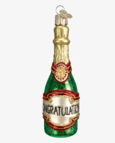Champagne Bottle Christmas Ornament, HD Png Download, Transparent PNG