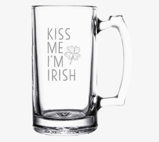 Kiss Me I M Irish Beer Mug  title Kiss Me I M Irish - Have Abs They Are Just Hidden Under My Love For Beer, HD Png Download, Transparent PNG