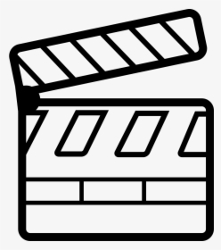 Cinema Clapperboard - Icon, HD Png Download, Transparent PNG