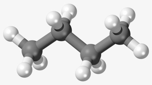 Butane 3d Ball - Butane Molecule, HD Png Download, Transparent PNG