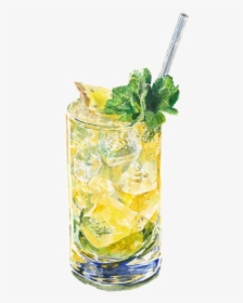 Ginger Mojito - Passion Fruit Mojito Png, Transparent Png, Transparent PNG