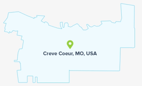 Creve Coeur Mo Usa Map - Graphic Design, HD Png Download, Transparent PNG