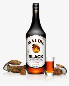 Malibu Black Rum, HD Png Download, Transparent PNG