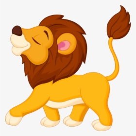 Cartoon Baby Lion Clipart , Png Download - Transparent Background Lion Cartoon Png, Png Download, Transparent PNG