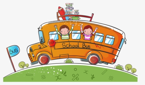 School Bus Bear Clipart, HD Png Download, Transparent PNG
