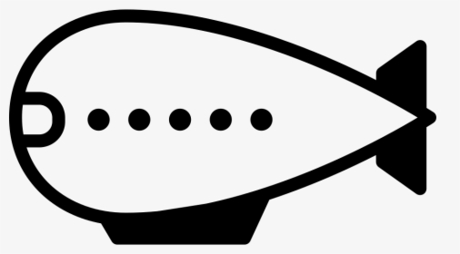 Zeppelin Facing Left, HD Png Download, Transparent PNG