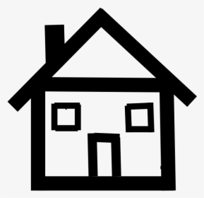 Stick Figure House Clipart - Clipart Stick House, HD Png Download, Transparent PNG