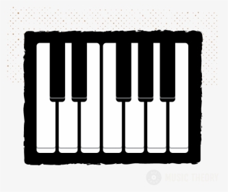 Diagram Of A Single Octave, Or 12-note Pattern, On - Piano Notes 3 Octaves, HD Png Download, Transparent PNG
