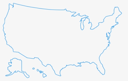 Usa Map Outline Png, Transparent Png, Transparent PNG