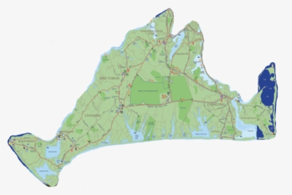 Picture - Martha's Vineyard Map Outline, HD Png Download, Transparent PNG