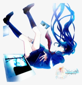 Tears Falling Png - Anime Girl Falling Png, Transparent Png, Transparent PNG