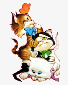 494 Views Kitten Cartoon, Cat Clipart, Kitten Images, - Clip Art Funny Cats, HD Png Download, Transparent PNG