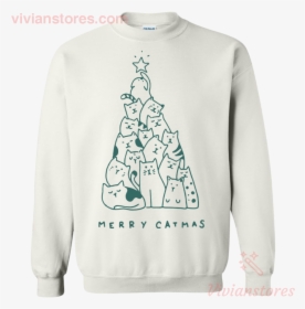 Cat Christmas Tree Sweater, HD Png Download, Transparent PNG