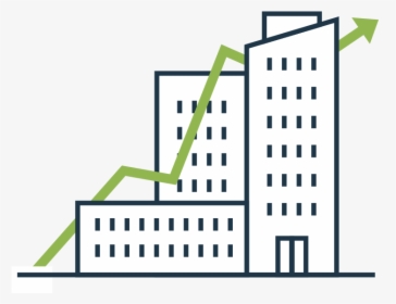 Buildings With Leaves And Money - Architecture, HD Png Download, Transparent PNG