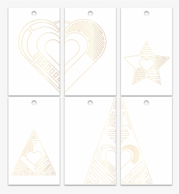 6 Christmas Gift Tags - Heart, HD Png Download, Transparent PNG