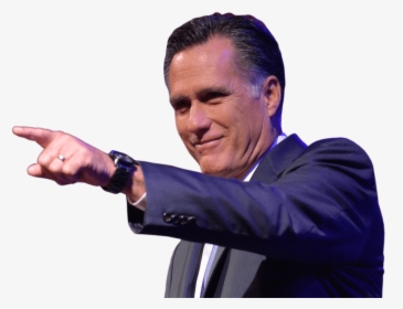 Mitt Romney Pointing - Mitt Romney Png, Transparent Png, Transparent PNG
