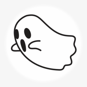 Halloween Ghost Doodle Icon, HD Png Download, Transparent PNG