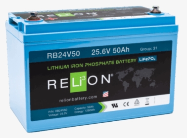 Cantec Relion Rb24v50 Img1 - Relion Battery, HD Png Download, Transparent PNG