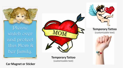 Mom-related Product Link - Love Mom Tattoo Transparent, HD Png Download, Transparent PNG
