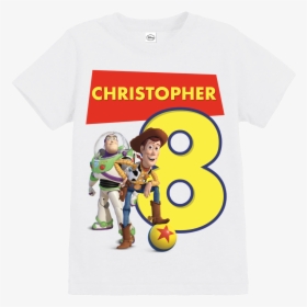 Birthday 4 T Shirt Toy Storey, HD Png Download, Transparent PNG