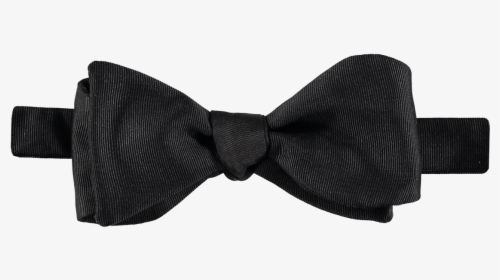 Menswear Bow Tie Self Tie Black Grosgrain Butterfly - Motif, HD Png Download, Transparent PNG