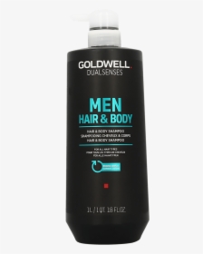 Goldwell Dualsenses Men Hair & Body Shampoo 1000ml - Goldwell Topchic, HD Png Download, Transparent PNG