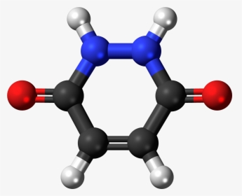 Maleic Hydrazide Molecule Ball - Ball And Stick Model Of Propene, HD Png Download, Transparent PNG