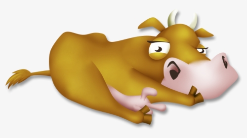 Hay Transparent Cow - Cartoon, HD Png Download, Transparent PNG