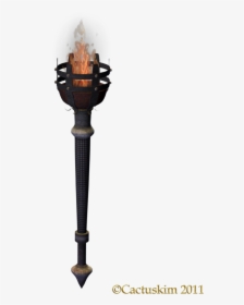 Wall Torch Png - Rpg Torch, Transparent Png, Transparent PNG