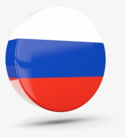 Glossy Round Icon 3d - Russian Flag 3d Png, Transparent Png, Transparent PNG