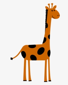 Nursery Clipart Giraffe Silhouette - Purple Giraffe Clip Art, HD Png Download, Transparent PNG