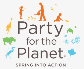 Party For The Planet Logo Depicting Children Playing - Party For The Planet, HD Png Download, Transparent PNG