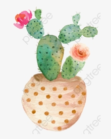 Transparent Cactus Vector Png - Watercolor Cactus And Succulents Png, Png Download, Transparent PNG
