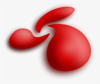 Three Red Drops Swirl - Vector Graphics, HD Png Download, Transparent PNG