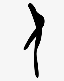 Svg Silhouette Gymnast - Silhouette, HD Png Download, Transparent PNG