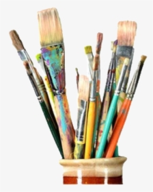 Art Brushes In A Cup, HD Png Download, Transparent PNG