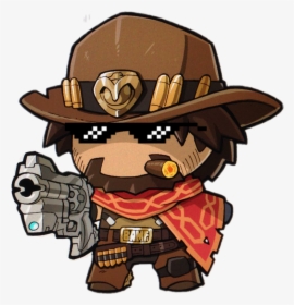#mccree - Mccree Stickers, HD Png Download, Transparent PNG