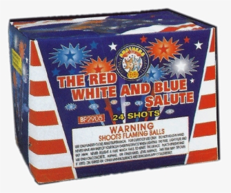 Red White And Blue Salute Firework, HD Png Download, Transparent PNG