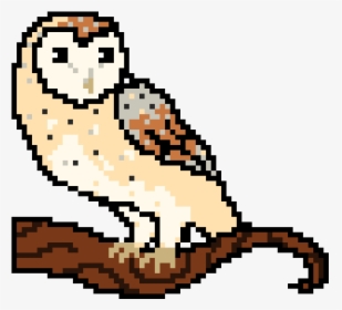 Barn Owl Pixel Art, HD Png Download, Transparent PNG