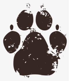 Red Glitter Paw Print, HD Png Download, Transparent PNG